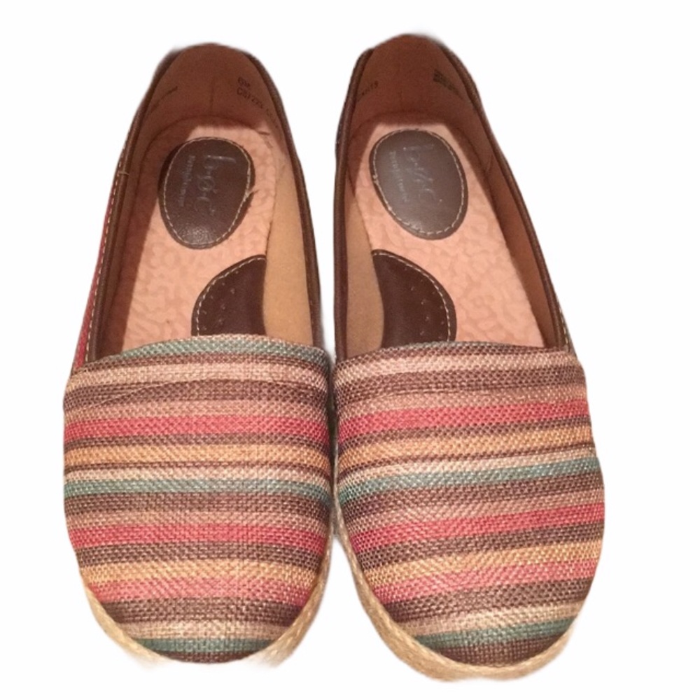 B.O.C. by Born Shoes wedge slip on espadrille 6